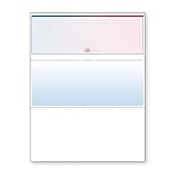 DocuGard Blue/Red Prismatic Sunburst Top Check, 8.5