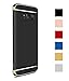 CROSYMX Galaxy S8 Plus Case, Thin and Slim Hard 3 in 1 Stylish Cover Matte Surface with Electroplate Frame Back Cover for Samsung Galaxy S8 Plus (6.2'')(2017) - Black