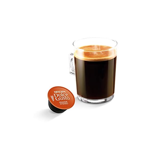 NESCAFÉ Dolce Gusto Grande Intenso 48 Kaffeekapseln (Arabica Bohnen aus Ostafrika und Südamerika, Haselnussbraune Crema… – Bild 4