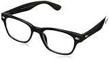 Peepers Men's Clark Kent Wayfarer Reading Glasses,Black,+1.5