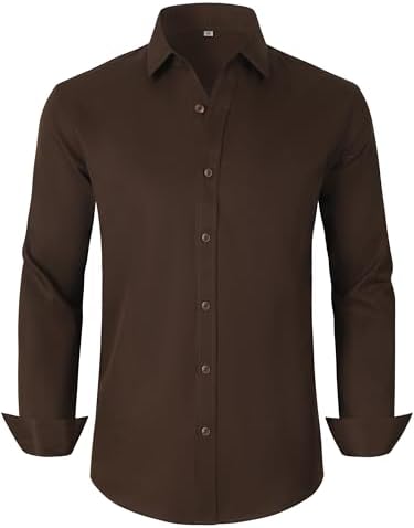 Double Pump Big and Tall Dress Shirts for Men Long Sleeve Business Casual Solid Button Down Shirts from XXL(T) to 6XL(T)(S279,XXL) at Amazon Men's Clothing store Double Pump Big and Tall Dress Shirts for Men Long Sleeve Business Casual Solid Button Down Shirts from XXL(T) to 6XL(T)(S279,XXL) at Amazon Men's Clothing store