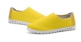 Shiyu Men's Four Colors Casual Fashionable Summer Grenadine Breathe Beach Shoes(9.5 D(M) US,Yellow)