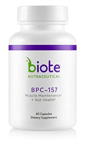 bpc 157 pills for gut health Biote Nutraceuticals - BPC 157 - Muscle Maintenance + Gut Health (60 Capsules) in Saudi Arabia