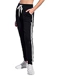 Women’s Drawstring Sweatpants With Pockets Cuff Sport Workout Jogger Leggings