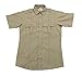 First Class Short-Sleeve Uniform Shirt L Tan