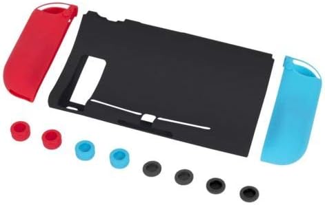 Silicone Case Skins for Nintendo Switch, Anti-Slip Soft Silicone Cover Case Protective Shell for Nintendo Switch Console