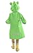 Children Kids Cute Cartoon Waterproof Hood Raincoat Poncho Jacket Rain Coat Suit Fit for Age 3-8 Years Old Green