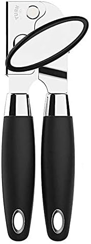 Can Opener, Garyesh Stainless Steel Manual Heavy Duty Tin Opener Safe Smooth Edge Commercial Comfortable Ergonomic Non-Slip Handles Easy to Operate