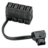 D&O LIGHTING D-Tap Male / 4-Port D-Tap Female Cable Splitter