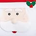 Kitchen Chair Slip Covers Featuring Mr & Mrs Santa Claus for Christmas Halloween Holiday Party Festival (Set of 2)