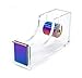 LUYG Desktop Clear Tape Dispenser Acrylic Nonslip Tape Cutter Heavy Duty [Elegant and Modern Design] Office Stationery (Rainbow)