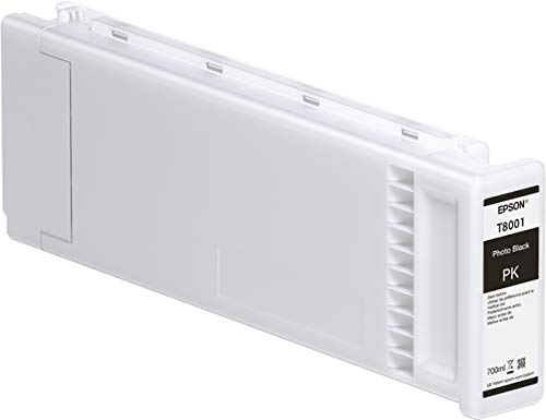 Epson Singlepack Photo Black T800100 UltraChrome PRO 700ml - Cartucho de tinta para impresoras (Original, Tinta a base de colorante, Foto negro, Epson, SureColor P20000, 1 pieza(s))