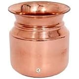 VISHNU VIMAL Solid Copper Metal Lota Kalash, 4 x 4 x 4 Inch, 0.500 g