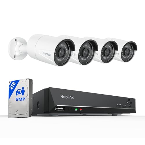 Reolink 8CH 5MP PoE Security Camera System