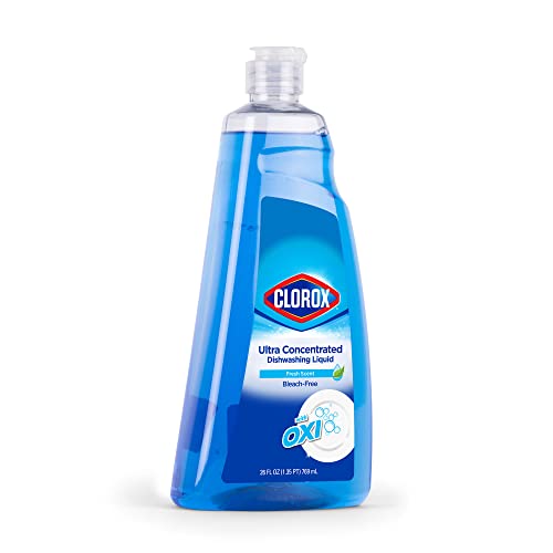Clorox Liquid Dish Soap with Oxi in Fresh Scent, 26 Fl Oz BleachFree