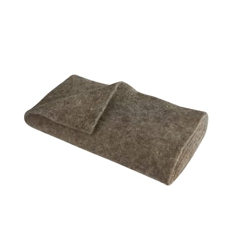 Windhager Tappetino in feltro di pecora ÖKO, protezione dal freddo in feltro, antigelo per piante, protezione invernale per piante da giardino, 300 g/m², 2 x 0,38 m, grigio