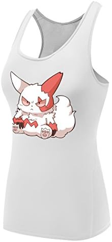 Sysuer Lady Japanese Anime Pokemon Zangoose Base Layer Dry Fit Training Tank Top
