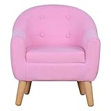 Durable Single Upholstered Kids Mini Sofa and Chair