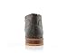 Ferro Aldo Blaine MFA806035 Mens Casual Brogue Mid-Top Lace-up and Zipper Boots – Grey, Size 10.5