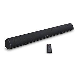 BESTISAN Soundbar, TV Sound Bar with Dual Bass Ports Wired HDMI and Wireless Bluetooth 5.0 Home Theater System (28 Inch…