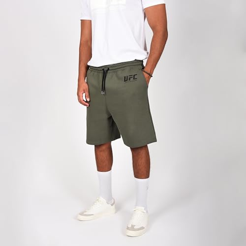 UFC Short Kaki Officiel Homme – Short Sport – Licence Training & MMA – Tailles S à XXL