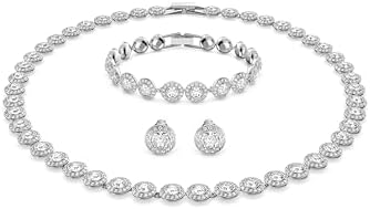 Amazon.com: SWAROVSKI Crystal Angelic All Around Set - Rhodium