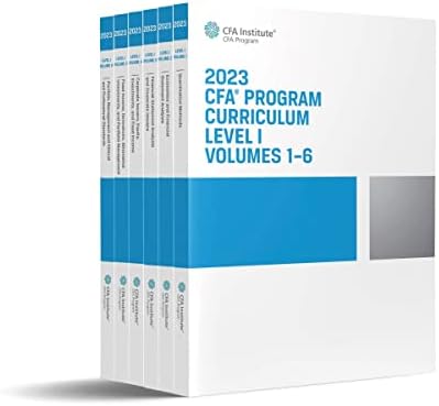 Amazon.com: 2024 CFA Program Curriculum Level I Box Set
