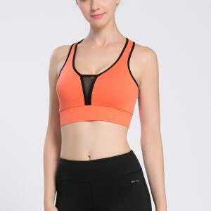 Women's Quick Drying Sweat Breathable Chest Pad Removable Sports Bra Yoga Bra No Rims Tank Tops