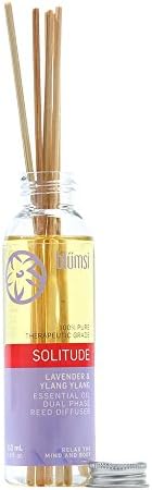 Essential Oils Reed Diffuser 4oz | Lavender &amp; Ylang Ylang (Solitude) by Blumsi