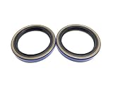 (Pack of 2) WPS Trailer Hub Wheel Double Lip Grease Seal 15192TB (10-60) 1.500'' x 1.987'' for 2000# Axles