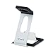 Multipurpose Apple Watch Stand | Dual Aluminum Charging Station Angled to Hold iWatch, iPad, iPhone for Charging and Viewing | Select 38mm or 42mm | Silver/Black (38mm)