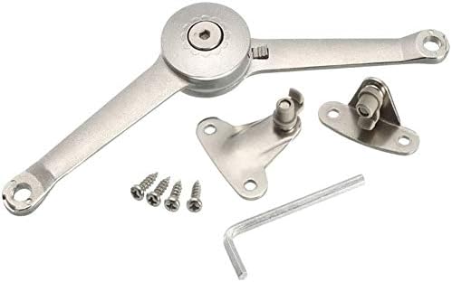 Jeylly Slow Close Lid Support Hinges, Adjustable Lid Stay for Drop Door of Kitchen Toy Box Hinge Support opens lids 75°- 110° - Image 4
