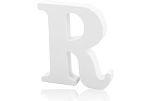 Decorative Wood Letters, GLADFRESIT 26 Standing Letters Alphabet Letters for Children Baby Name Wedding Birthday Party Home Wall Decoration 4"