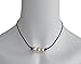 Freshwater Pearl Leather Rope Necklace for Women 3 Bead Necklace Handmade