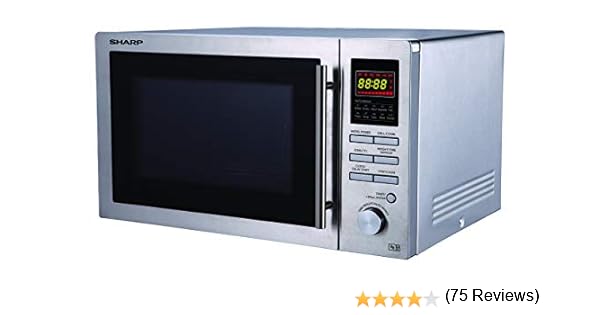 Sharp - Horno microondas (25 l, 900 W, acero inoxidable): Amazon ...