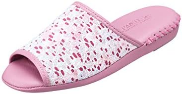 激安通販専門店 パンジー 9342 室内履き ルームシューズ レース レディース