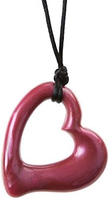 Gumigem Heart Teething Necklace - Teether Toy For Babywearing & Nursing Mums -Red Chilli Pepper