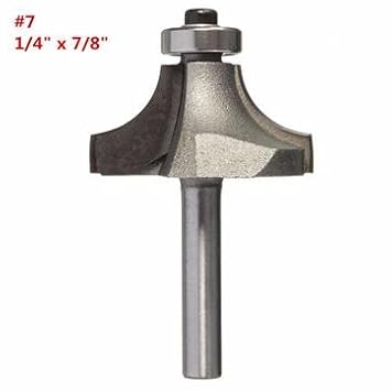 Generic 1/4 Inch Shank Round Over Bit Router Tool Beading Router Cutter