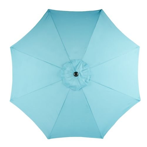 Mosaic 9 Ft Outdoor Patio Round Steel Market Beach Umbrella Blue Light 02 Buy Online In El Salvador At Desertcart
