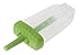 Popsicle Molds, Ozera Set of 6 Ice Pop Molds Maker, Popsicle Trays - With Silicone Funnel & Cleaning Brush - Assorted Colors (Light Green)