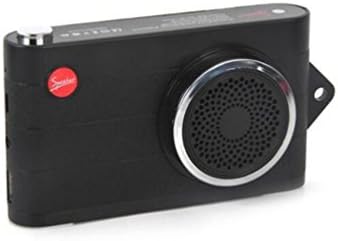 STEAM PANDA Bluetooth Speaker Camera Modeling 24 Hours To Play Micro Bluetooth 4.2 Calls Call Mobile Power, LINE IN U Disk Remote Control Mobile Phone Self-Timer, Solid Color , black