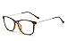 Flowertree Unisex S9352 Lightweight Super Thin Arm Wayfarer 52mm Glasses (leopard)