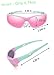 VATTER Kids Polarized Sunglasses UV400 Protection for Boys Girls Shatterproof Lightweight Baseball Sports Glasses for Outdoor 816pinkgreenlenses