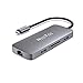 USB C Hub, 8-in-1 USB C Adapter with 4K HDMI, 100W Power Delivery, USB 3.0 Ports, 1Gbps Ethernet Port and SD/TF Card Readers for MacBook/Pro/Air, Type-C Laptops, iPad Pro and More