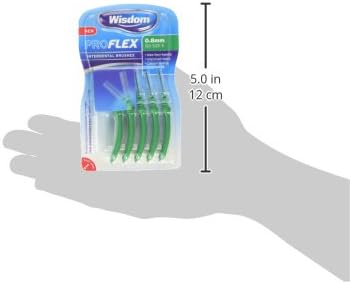 Proflex Interdentalbürsten, 0,80 mm, grün, 4 Stück, 20 Stück
