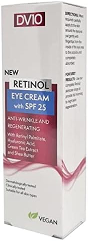 Derma V10 Retinol Eye Cream SPF 25 25ml Hydrating Firming Anti-aging