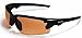 Maxx Sunglasses Wizard Black Frame HD Amber Lenses