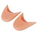 Pixnor 2 pcs Toe Pads Protector Silicon Ballet Shoes Toe Caps Gel