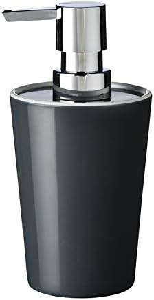 Ridder Soap Dispenser Fashion, Melamin, Grey, 8 x 8 x 12.9 cm