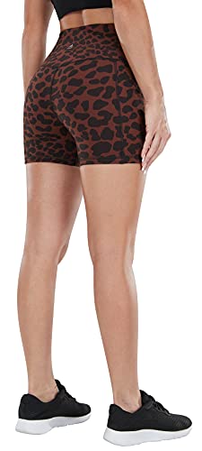 Fengbay 2 Packs Print Biker Shorts for Women 5\